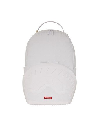 SPRAYGROUND White Pyramid DLX BACKPACK - Solid White Bag -Limited Edition