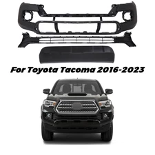 Front Bumper Cover Kit With Bumper Valance For Toyota Tacoma 2016-2023