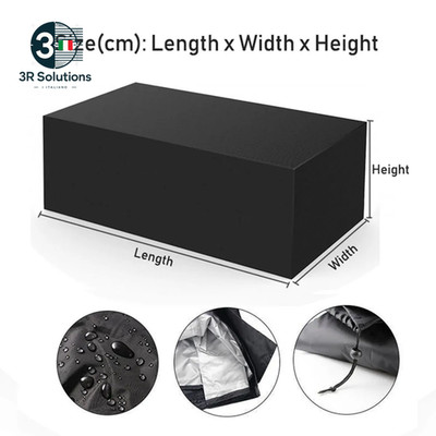 Garden Furniture Cover Waterproof Heavy Duty 210D Rectangle Cover
