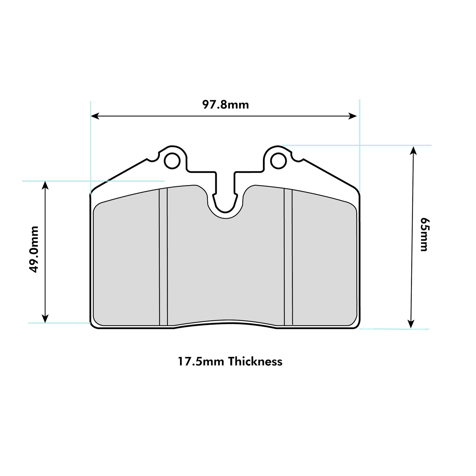Pagid RSL29 Brake Pads To Fit Girling 16/4 (4 Piston Calipers) - E1203RS29