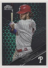 2020 Topps Chrome Black Green Refractor 71/99 Bryce Harper #40 0lm