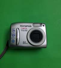 Olympus Camedia C-370 Zoom 3.2MP Compact Digital Camera Silver - Tested