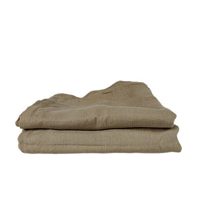 Quince Home European Linen Sham Set of 2 Toffee King