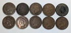 Indian Pennies 10 Different Date VG and VF