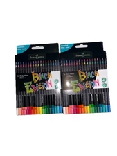 Faber Castell Black Edition Supersoft Mine Lead Color Pencils, 2 Pack Of 36=72