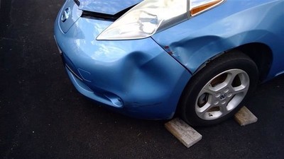 2012-2017 NISSAN LEAF FRONT BUMPER COVER OEM NI1000297
