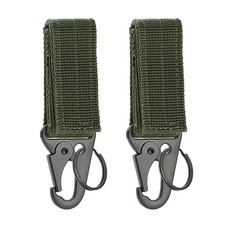 Tactical Buckle Belt Hook Carabiner Military Keychain Key Clip