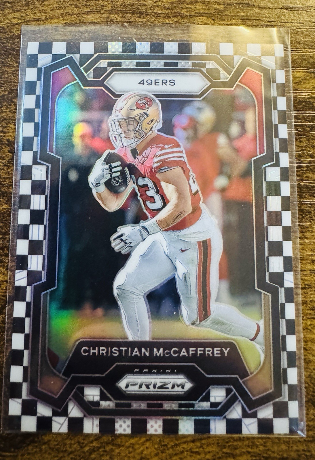 2023 Panini Prizm - Christian McCaffrey #267 Black & White Checker Prizm