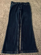 Jeans Mens 34X30 Dark Wash Stretch Denim Comfort Waist Straight Scandia Woods