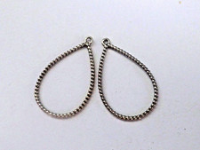 Authentic PANDORA S/Silver LARGE BEADED RAINDROP Compose Earrings. #290640