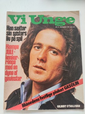 SWEET, MUD, THE WHO, ROLLING STONES in VI UNGE magazine Denmark 1975.