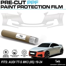 Front Bumper Stone Chip Guard Paint Protection Film PPF For Audi TT S mk3 FV