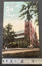 Antique Postcard St. James Church Haverhill Massachusetts Posted 1907