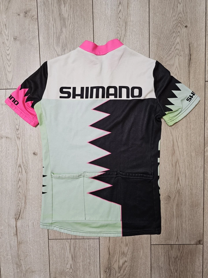 SHIMANO VINTAGE CYCLING JERSEY CYCLING TEAM JERSEY GIESSEGI SHIRT M - Image 2 of 4