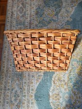 Vintage Wicker Bicycle Basket 1980 Vgc Well Looked After