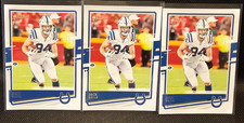 Jack Doyle Indianapolis Colts lot of 3 2020 Donruss Football Cards