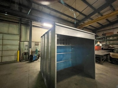Custom 8'W x 8'H Walk In Paint Booth