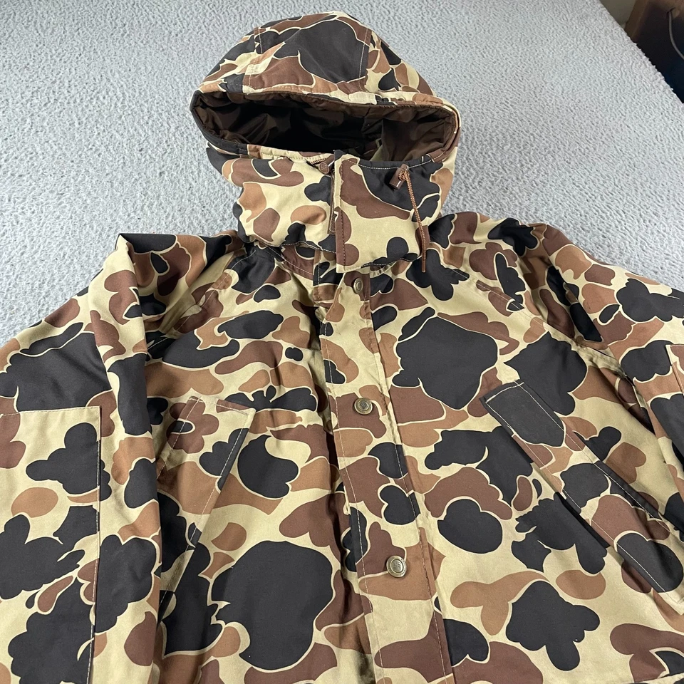 Columbia Hunting Jacket Mens M Duck Camo Omni Tech Radial Sleeve Hood 3 In 1 - Image 2 of 4