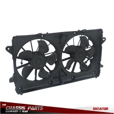 Dual Radiator Cooling Fan Assembly For Chevy Silverado 1500 Tahoe with Motor
