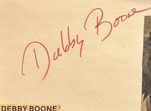 👀Debby Boone Grammy Singer “You Light Up My Life” Signed Autograph Index Card👀 - Picture 2 of 2