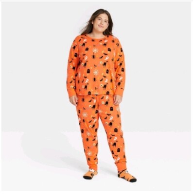 Women's Halloween Print Matching Family Pajama Sleep Piece Set