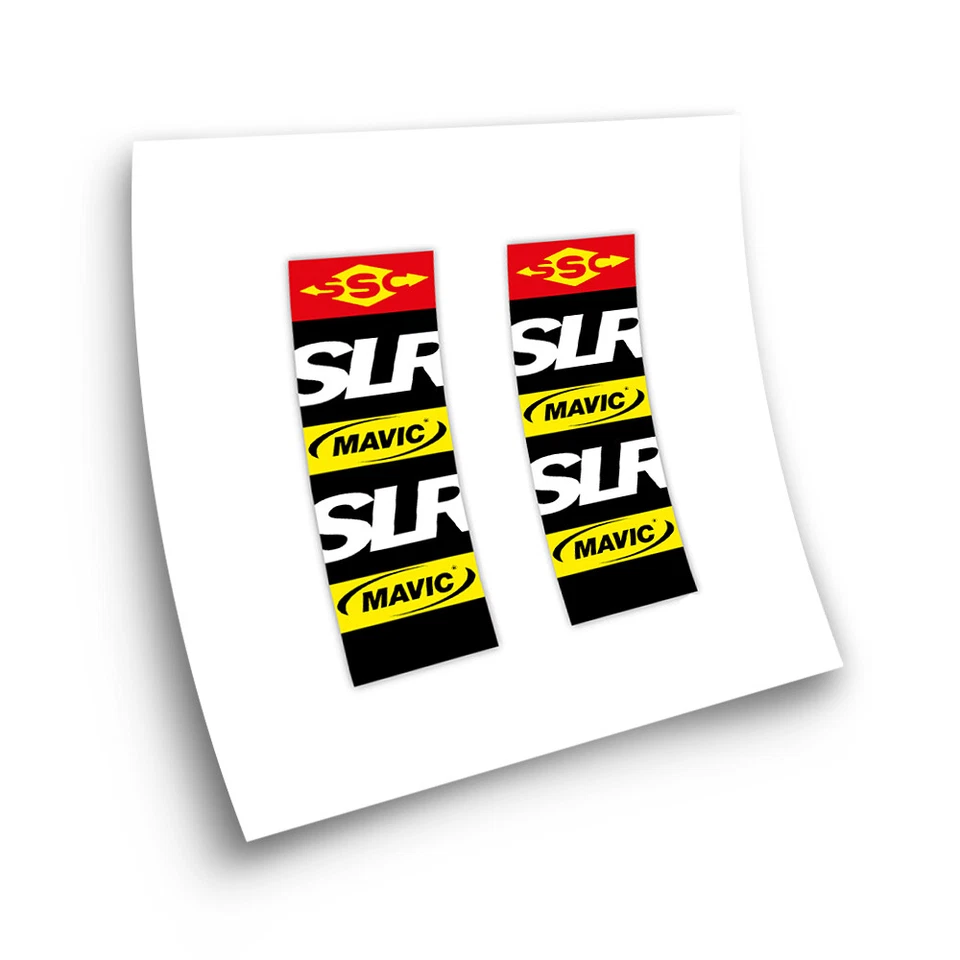 STAR SAM® Fahrrad naben Aufkleber Mavic SLR Weißer Hintergrund Bike hub stickers - Bild 1 von 4