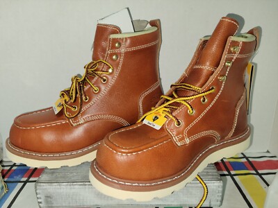 HERMAN SURVIVORS - SIZE 9- Oakridge Leather 6'' Steel Toe Work Boots