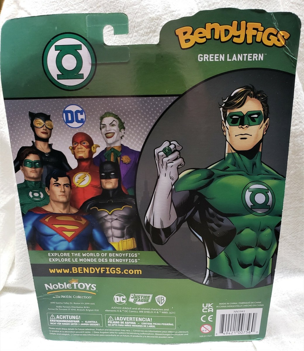 Green Lantern Hal Jordan Noble Collection Bendyfig Poseable Figure - Main Image