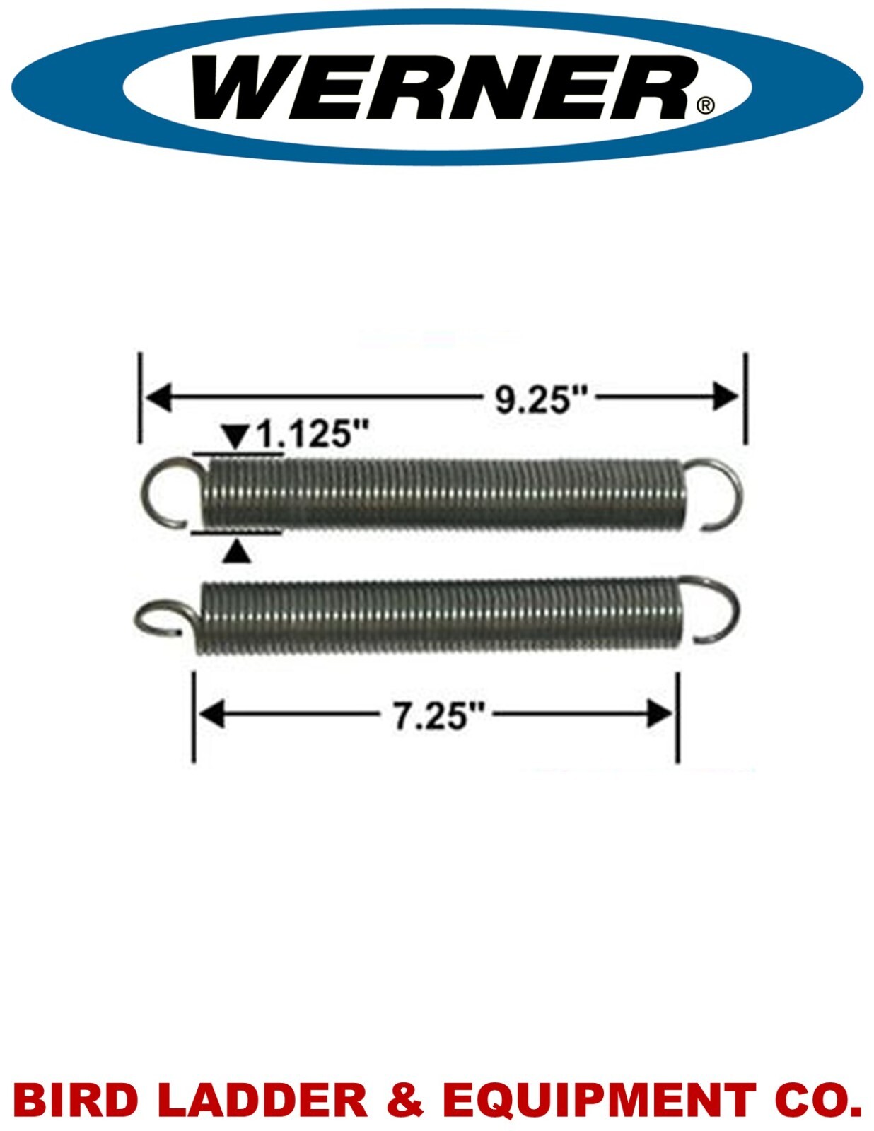 (2pk) Werner 56-1 Attic Ladder Spring Replacement Kit Compatible with Multiple Models