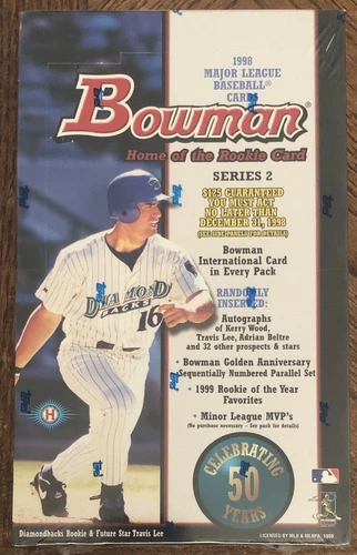 1998 BOWMAN BASEBALL SERIES 2 HOBBY BOX FACTORY SEALED