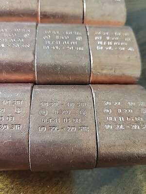 ILSCO 3/0SOL-4/0STR(T)1/0 SOL-2/0STR D3 DIE B UL CSA DB (LOT OF 11)