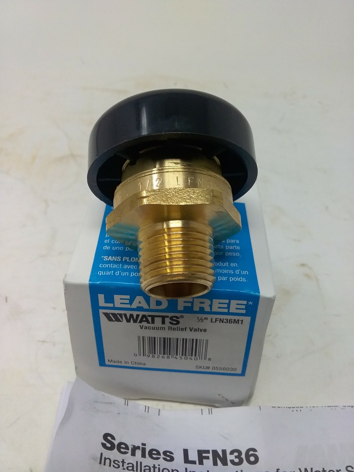 Watts Vacuum Relief Valve 1/2" LFN36M1 eBay