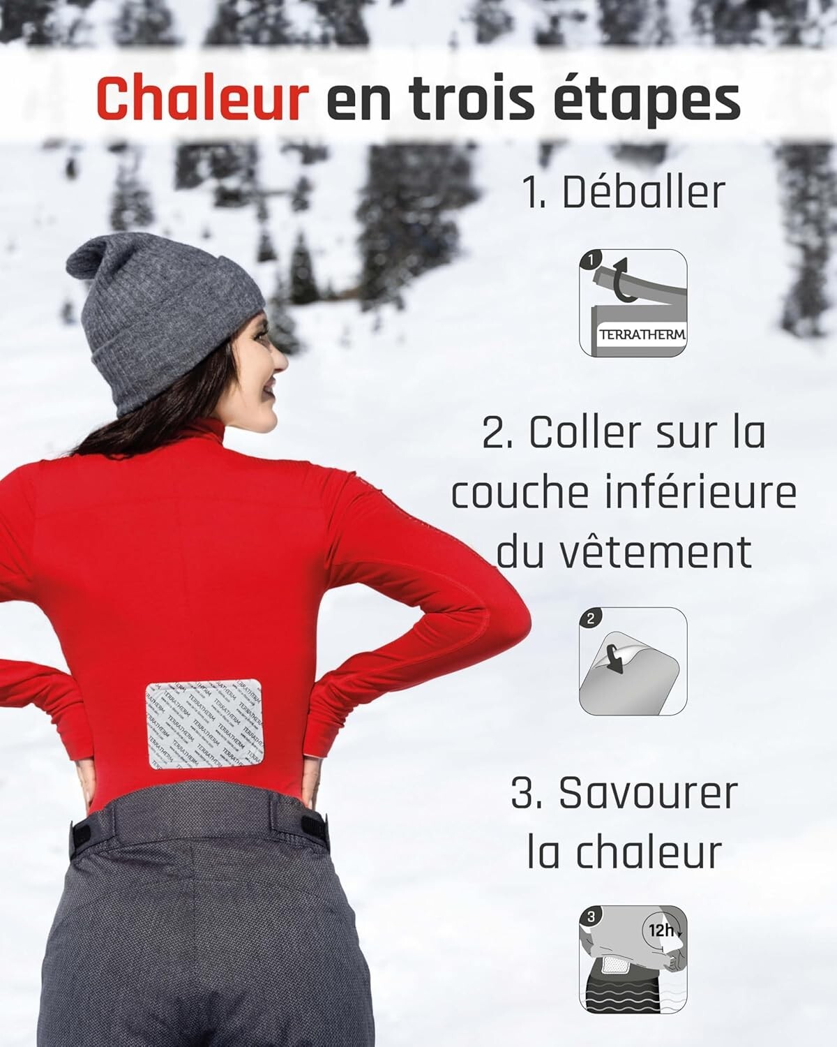 Patch chauffant dos et nuque idéal au bureau pour détendre les tensions