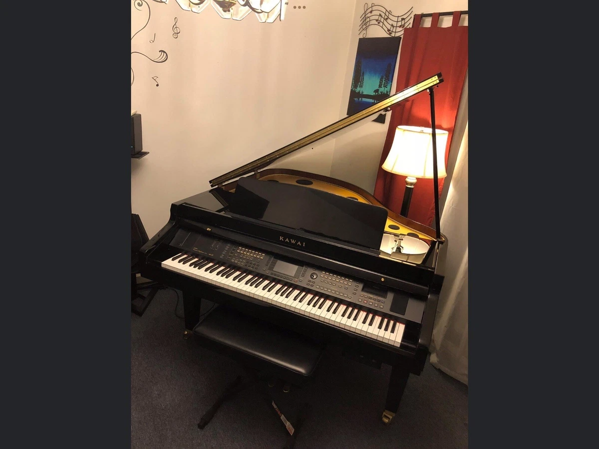 Gorgeous baby grand musical piano sale with bench
