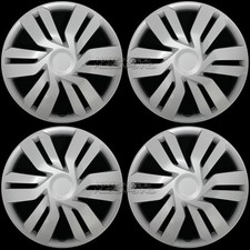 4 for Honda Fit 2009-20 Snap on 15" Hub Caps Full Wheel Covers fit Steel Wheels