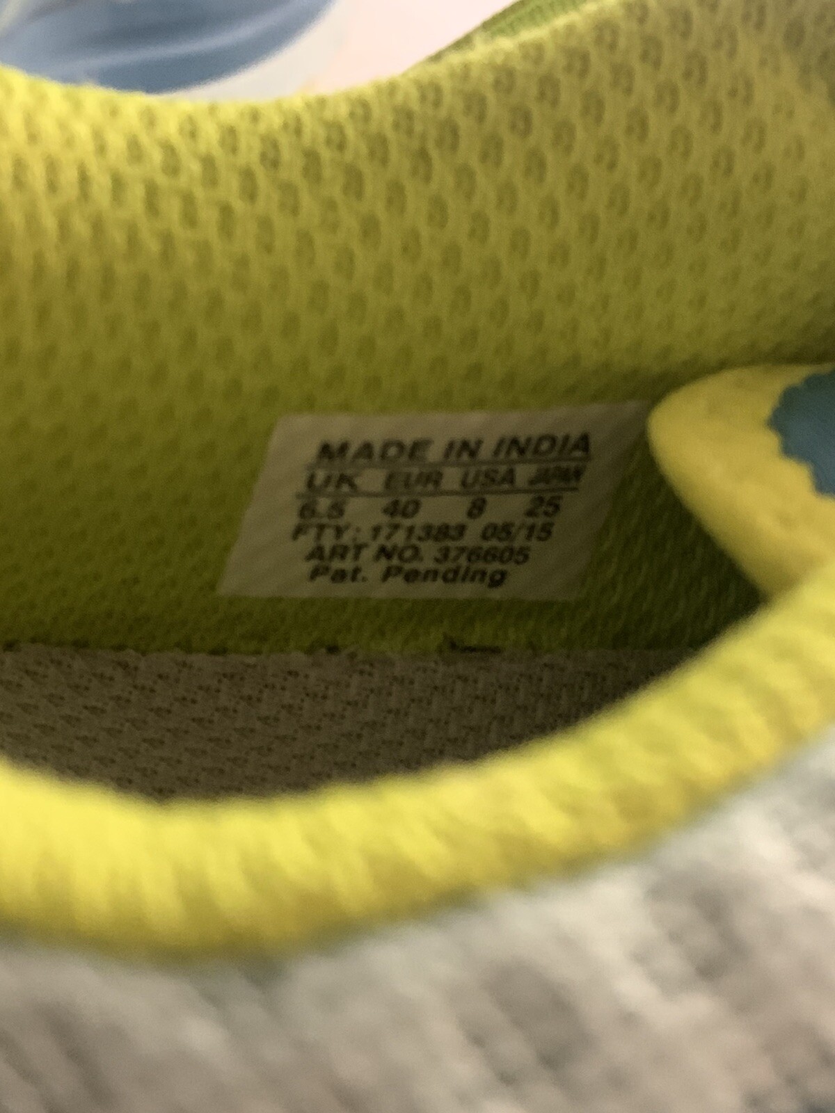 Scarpe da trail running Salomon Sense Pulse da donna taglia 8 giallo verde acqua