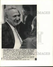 1973 Press Photo Dr. Ephraim Katchalski attends Berkeley symposium. - hcw20925