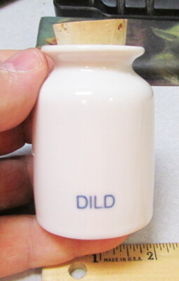 Eva Trio Porcelain Spice jar w cork stopper, designed by Ole Palsby, Dild