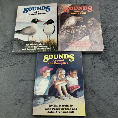 Sounds of Distant Drum Windy Cliff Campfire Bill Martin Jr 90s Lot Vintage 