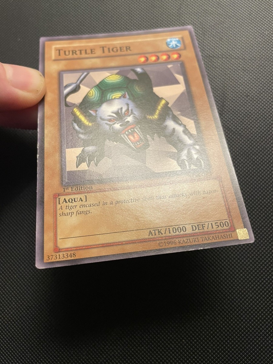 Yugioh! Legend of Blue Eyes Turtle Tiger LOB-023 1st Edition NA