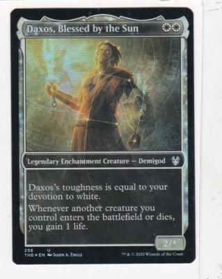 MTG: Theros Beyond Death: Foil: Daxos, Blessed by the Sun  (Alt Art)