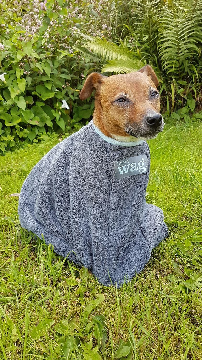 Henry Wag Drying Bag Grey Large