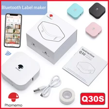 PhomemoQ30S Label Maker Machine Wireless Bluetooth Mini Thermal Label Printer US