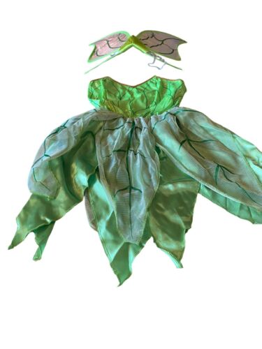 Women Green Fairy Fairytale Dress with Fairy Wings Costume Set for Adult Small - Picture 4 of 9