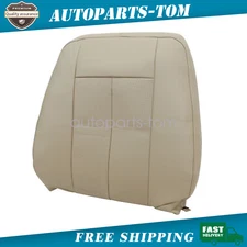 Fits 2007-14 Ford Expedition Driver Upper Top Perforated Leather Seat Cover Tan