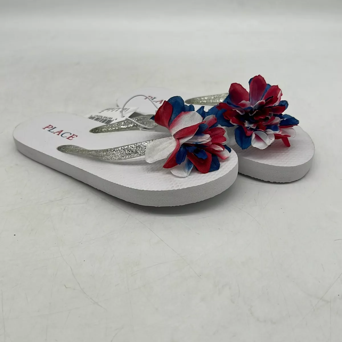 White bow flip flops discount