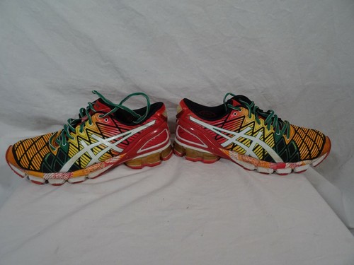 Asics Gel Kinsei 5 IGS Fluidfit Guidance Line sneakers Men's US 8.5 Neon - Picture 7 of 12