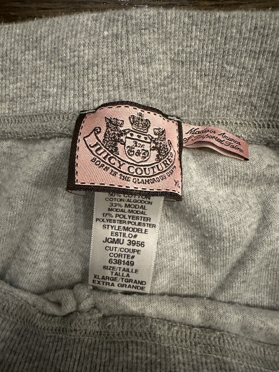 Juicy Couture グレー パンツ XL Juicy couture NEW XS Track pants Gray | eBay