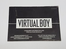 Virtual Boy Consumer Information Booklet Only CAN Variant