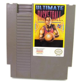 Ultimate Basketball w/ Dust Cover CLEANED & TESTED AUTHENTIC NES Game Cart